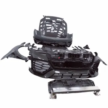 Used for Audi Q8 RS8 M style dry carbon fiber body kit front and rear bumpers spoilers side skirts mudguards wheel arches