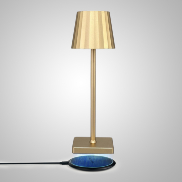 Lámpara de mesa LED inalámbrica recargable personalizable