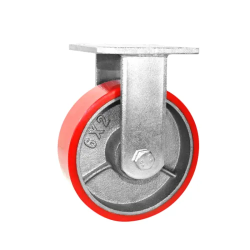 Cast Iron Core Hand Truck Caster Wheels, High Quality Cast Iron Core