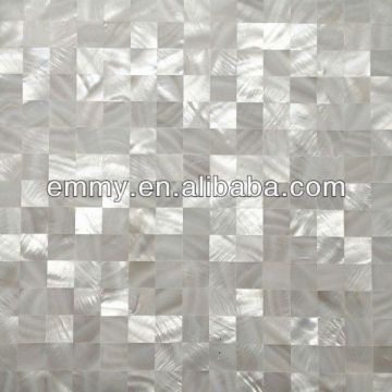 River mother of pearl freshwater shell mosaic tile Pure white