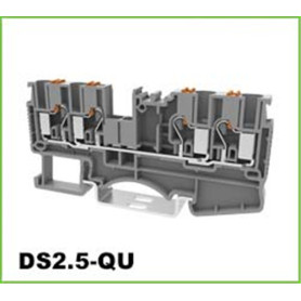 2,5 mm2 2 i 2 ut DIN-skena terminalblock