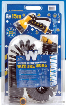 50ft Pu Garden Coil Hose 
