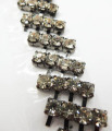 Strass Roll Diamond Close Cup Chain Rhinestone