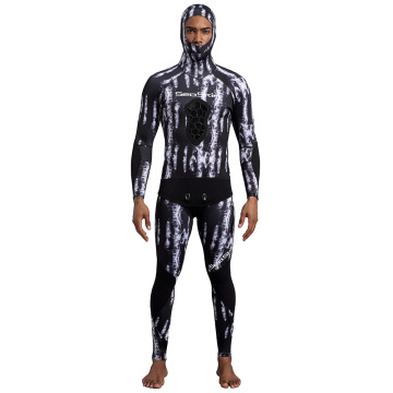 Seaskin 3.5mm Two Pieces Camo Spearfishing Wetsuit