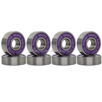 High-Quality Tiger Skate 608 Deep Groove Ball Bearings for Skateboards, Inline Skates, and Longboards - 8*22*7mm ZZ 2RS OPEN Design