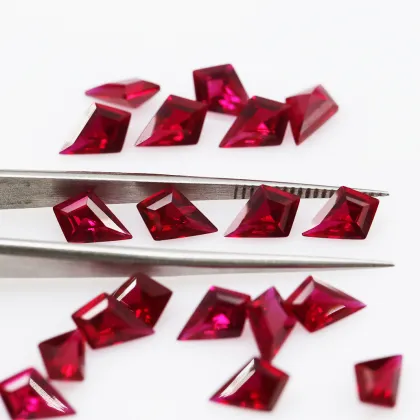 Red Corundum Loose Stone Kite Deep Red Corundum