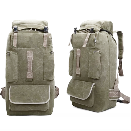 Professional 65L Large Oxford Mountaineering Hiking Bag