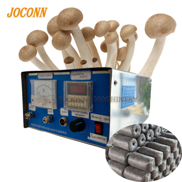 Button -Pilz -Wachsensbeutel und Morchel -Pilz -Impfmaschinerie