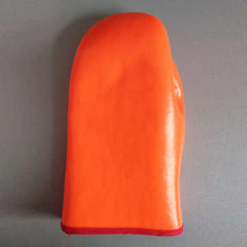 FLUORESCENTE PVC TRABAJO MANO DE PROTECCIÓN DE MANO GUANTES MITENS