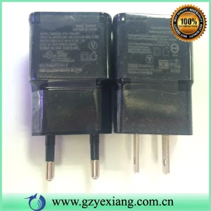 factory wholesale EU/US smart mobile phone charger for samsung quick charger