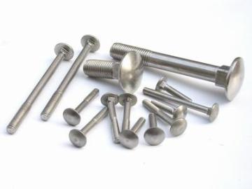 Carriage bolt Z/P BLACK