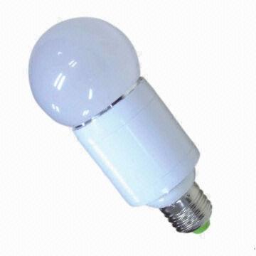 LED Bulb, G60, 8W, 80Ra, 2,700/4,500/5,700K, 80lm/W, 25,000-hour Working Lifespan, CE/RoHS/CB Mark