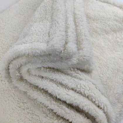 100% polyester shu velveteen blanket
