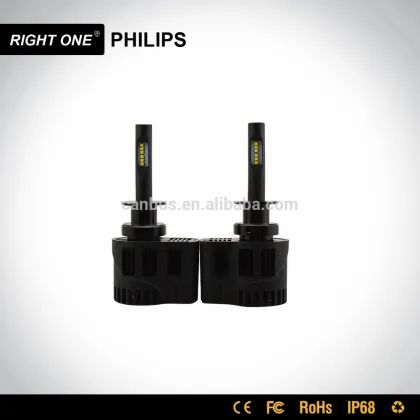 H1 4500lm 45w volvo truck bus 6v led headlight