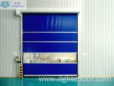 Automatic Roll Up PVC Fabric High Speed Door