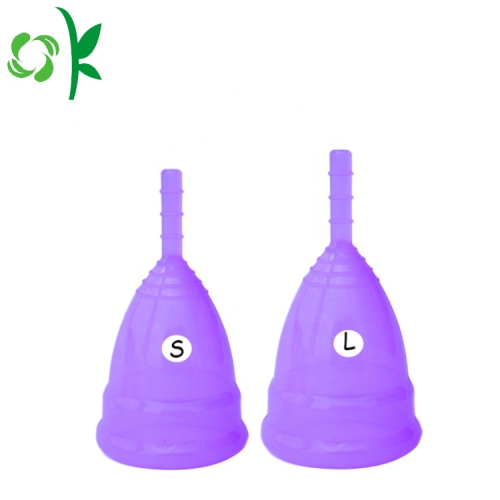 Hot Sell Soft Silicone Menstruation Period Menstrual Cups