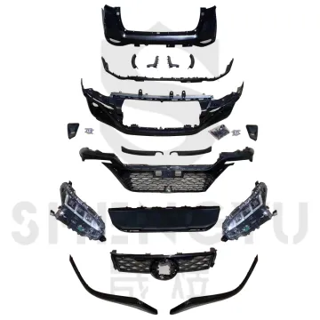 Upgrade Your Toyota Fortuner 2014-2020 with 2021 Style Body Kit - Front and Rear Bumpers with Grille and Headlights