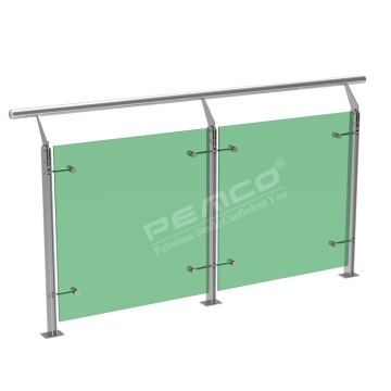 High Grade Stainless Steel Glass Handrail and Balcony Railing