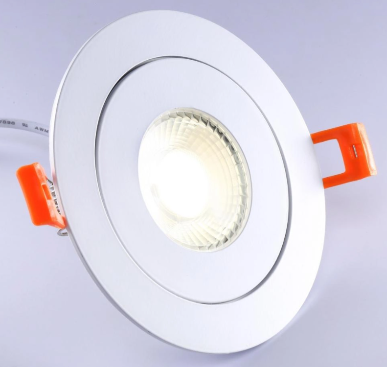 LED -Downlight -Lampe eingebraucht