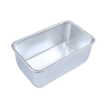 Prostokątna blacha do pieczenia ciasta ze stopu aluminium