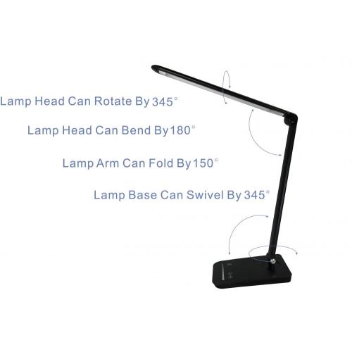 USB Dimmable Table Lamp Desk Lamp Reading Lamp