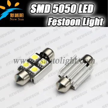 Festoon 5050 LED CANBUS 36mm Dome Car Reading License plate light