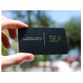 Metal Personalized Quality Scrub Plated Black Business Card