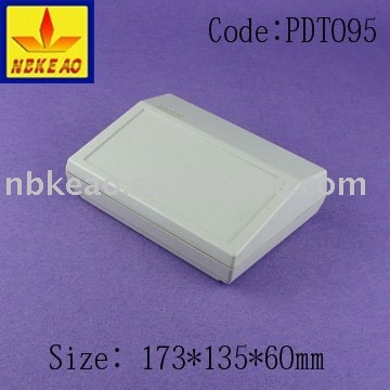 Meja atas kandang abs plastik kandang produsen cnc sirkuit kotak Bangku jenis instrumen kotak PDT095 dengan ukuran 173*135*60mm