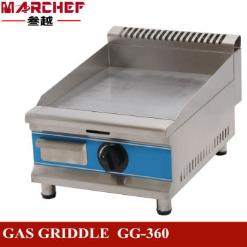 GG-360.Hot sale countertop LPG Gas Griddle/Industrial Cooking Equipment/Panini Grill