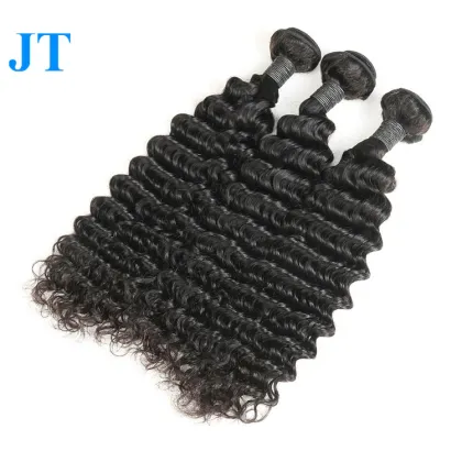 wholesale factory price milky way deep wave human hair weave