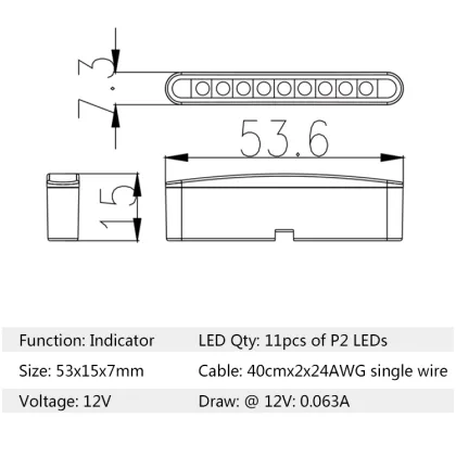 Led Light Motorcycle LED Turn Signals Indicator Motorcycle LED Tail Light