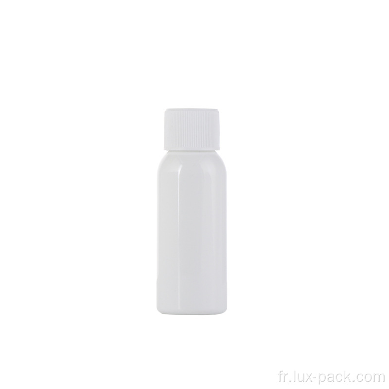 50 ml de petit récipient en plastique Bolttle liquide chimique réactif