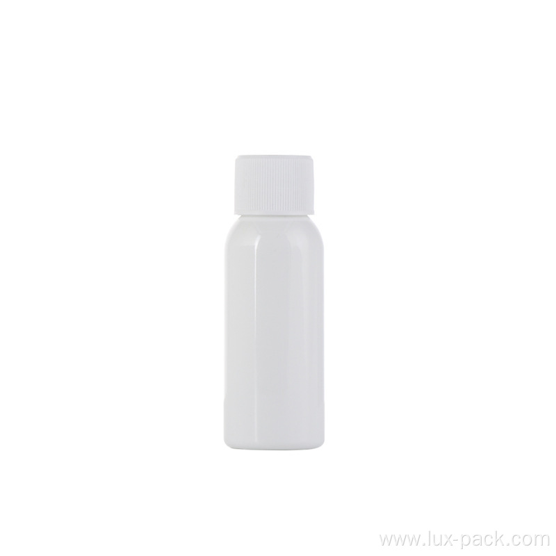 50ml small plastic container bolttle liquid chemical reagent