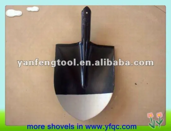 black/silver rail steel shovel head S503