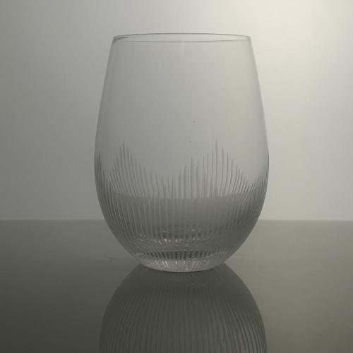 Wine Glasses engraved stemless wine glass tumbler glass Manufactory