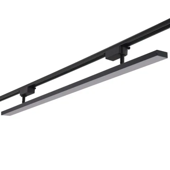 Adjustable LED Track Lighting System for Clothing Stores: New Design Ceiling and Surface Mounting