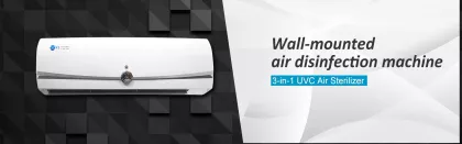 Air conditioner central UVC disinfector