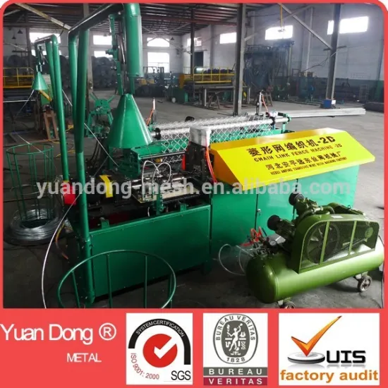 Fully-automatic chain link fence machine