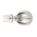 Silver Ball Resin rideau de tige chaude