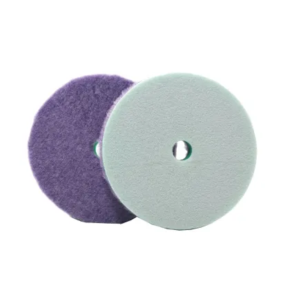 6 Inch Purple Wool Buffing Pad for DA Polisher