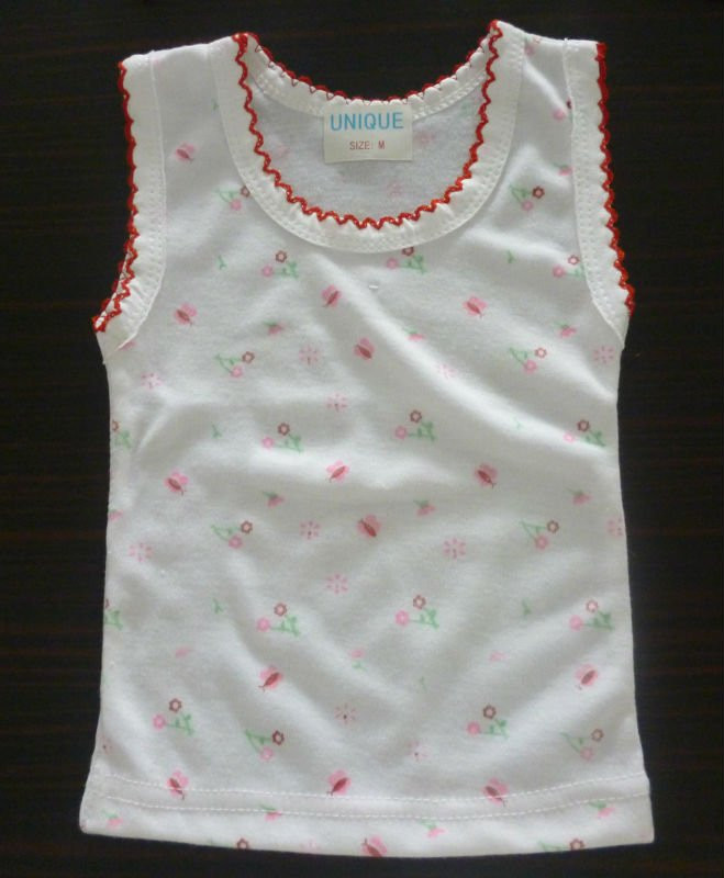 cotton printed Baby vest