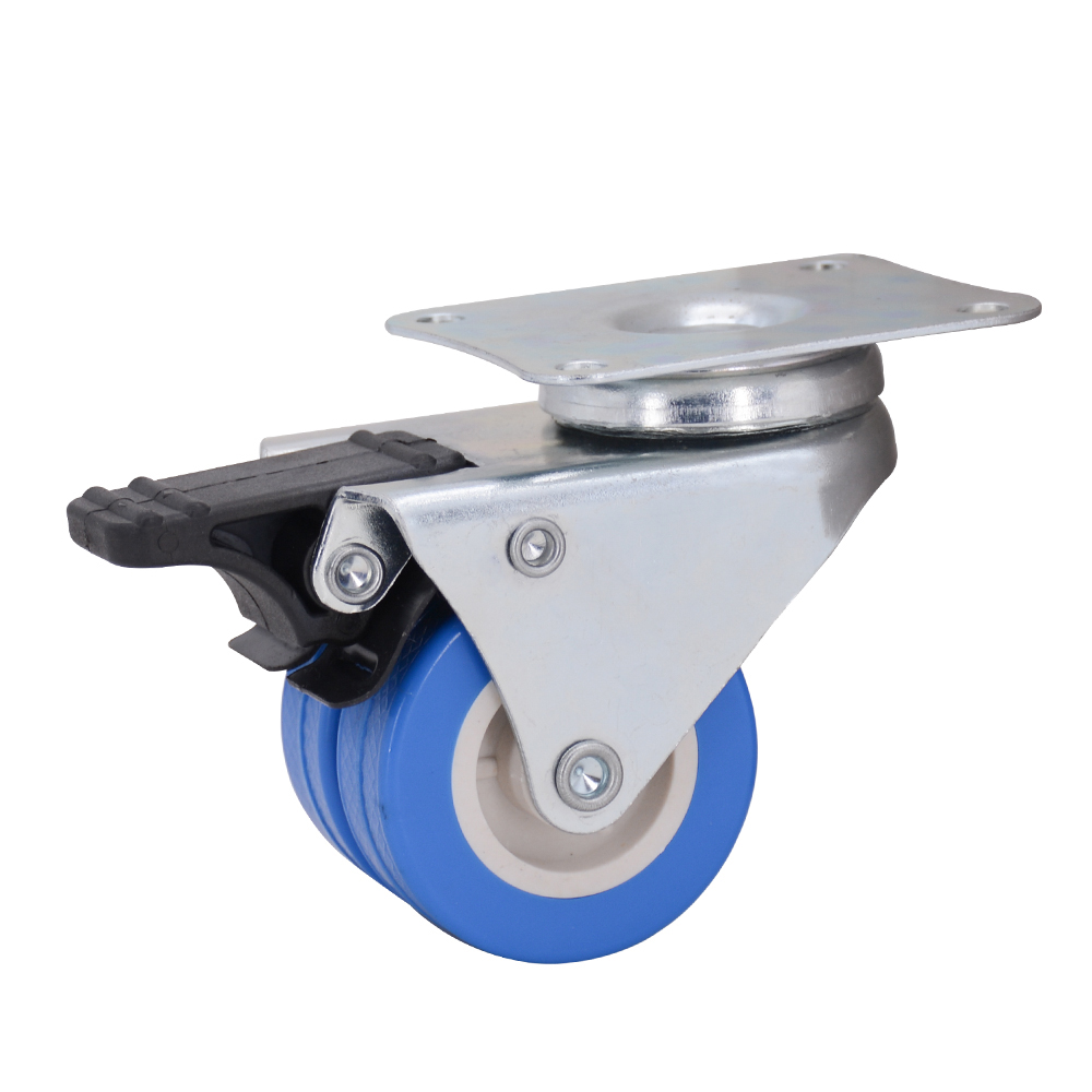 2 Inch swivel Twin Wheel Caster