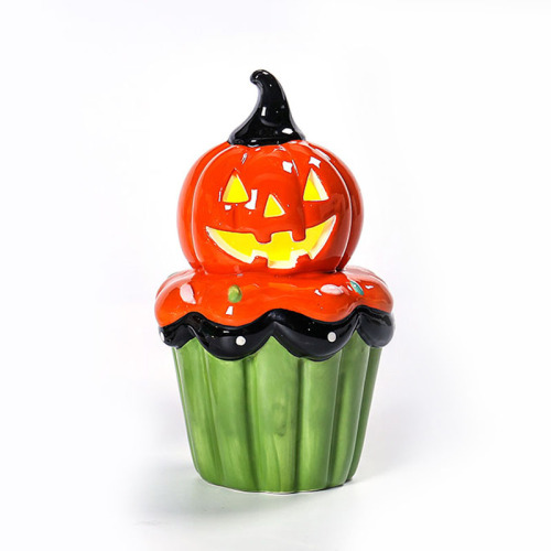Cerâmica Verde Cupcake Abóbora Light