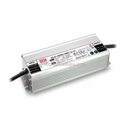 Mean Well HLG-185H Series 185W Power Supply: DC 12V to 54V Waterproof LED Driver