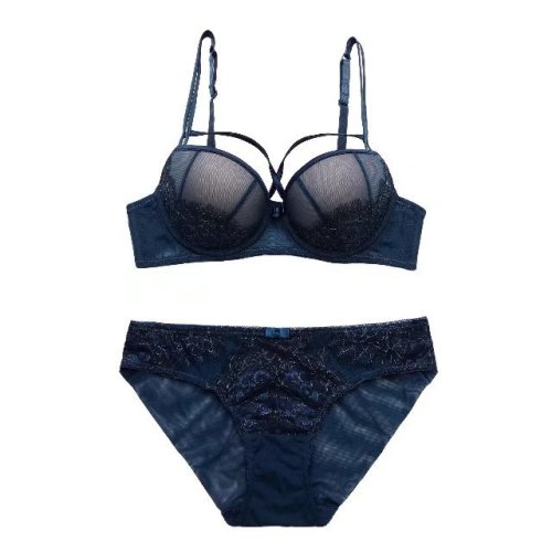 Set di mutandine con reggiseno push up per donna in stock