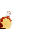 liquor bottle with screen printing label on bottle