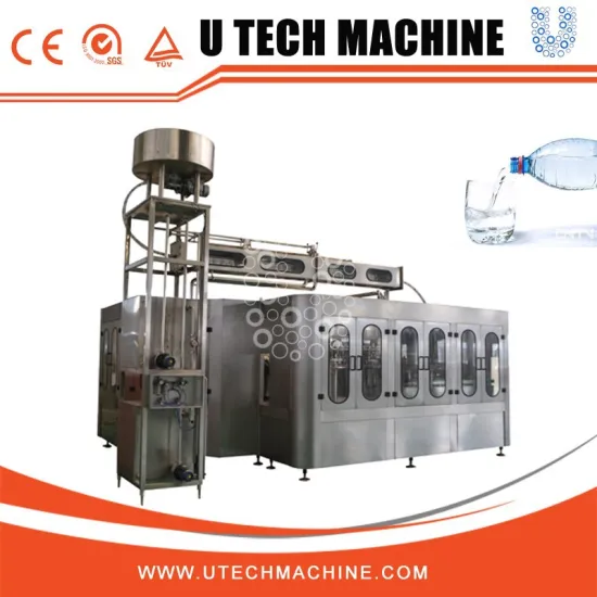 Automatic bottled drinking water filling manufacturing equipment
