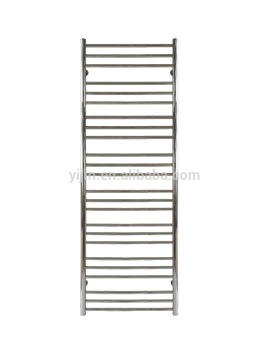 Straight 304 Polished Hot Hydronic Water Heated Towel Rail Bathroom Chromed Heated Towel Rack Radiator Towel Warmer HZ-W-11