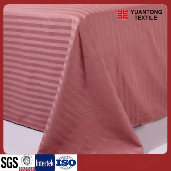 100% Cotton Stripe Jacquard and Sateen Home Textile Fabric