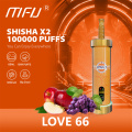 MFU SHISHA X2 100k Puffs vape ЕС склад